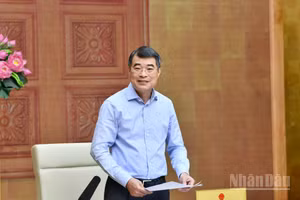 Thủ tướng Chính phủ Lê Minh Hưng phát biểu ý kiến chỉ đạo tại cuộc làm việc với Bộ Văn hóa, Thể thao và Du lịch. (Ảnh: Thanh Giang)