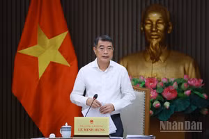 Thủ tướng Chính phủ Lê Minh Hưng chủ trì cuộc làm việc với Bộ Y tế. (Ảnh: VGP/Nhật Bắc)