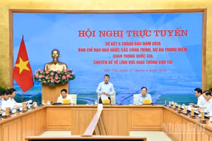 Thủ tướng Chính phủ Lê Minh Hưng chủ trì hội nghị. (Ảnh: Thanh Giang)