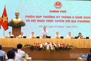 Tổng Bí thư, Chủ tịch nước Tô Lâm dự và chỉ đạo Phiên họp Chính phủ thường kỳ tháng 6 và Hội nghị trực tuyến với địa phương. (Ảnh: TRẦN HẢI)