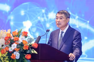 Thủ tướng Chính phủ Lê Minh Hưng phát biểu ý kiến tại sự kiện. (Ảnh: VGP/Nhật Bắc)