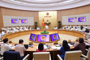 Thủ tướng Chính phủ Lê Minh Hưng chủ trì phiên họp Chính phủ thường kỳ tháng 4/2026 - phiên họp Chính phủ thường kỳ đầu tiên của Chính phủ khóa XVI. (Ảnh: VGP)