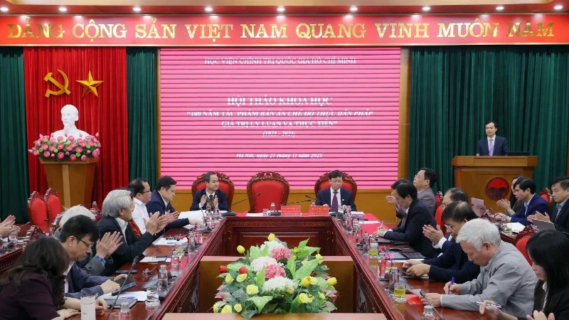 Quang cảnh Hội thảo. 