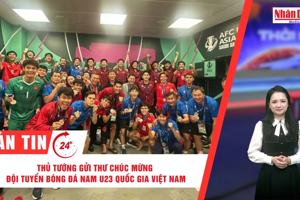 [Video] Thời sự 24h ngày 24/1/2026: Thủ tướng gửi thư chúc mừng Đội tuyển bóng đá nam U23 quốc gia Việt Nam