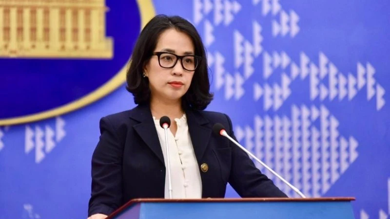 Người phát ngôn Bộ Ngoại giao Việt Nam Phạm Thu Hằng. (Ảnh: Bộ Ngoại giao)