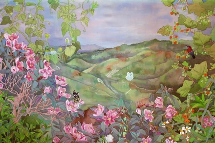 Trích từ tác phẩm "Khu vườn trên mây" của họa sĩ Vũ Thùy Mai.