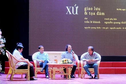 Một cuộc giao lưu và tọa đàm về thơ Trần Lê Khánh.