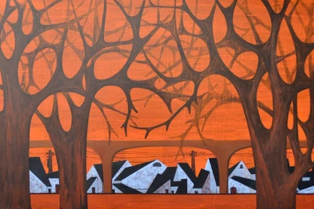 Vẻ đẹp "Phố" trong tranh của họa sĩ Nguyễn Minh.