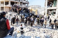 Hàng triệu người dân Syria vẫn đang cần hỗ trợ nhân đạo sau xung đột. Ảnh: REUTERS