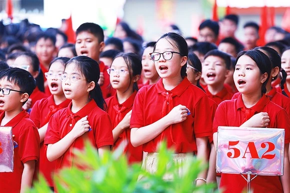 Năm học 2025-2026 là năm học đầu tiên cả nước vận hành theo mô hình chính quyền hai cấp. Ảnh: TTXVN