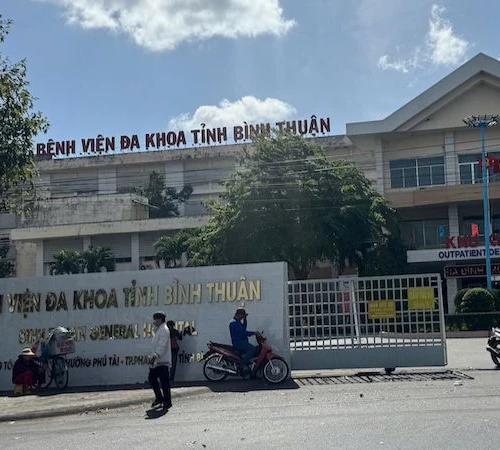 Bệnh viện đa khoa tỉnh Bình Thuận.