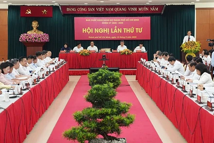 Quang cảnh hội nghị. (Ảnh: THUẬN VĂN)