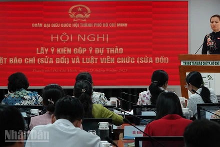 Quang cảnh hội nghị. (Ảnh: LINH BẢO)
