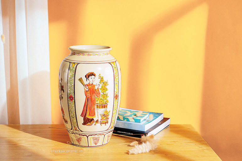 Một mẫu sản phẩm gốm Chu Đậu hôm nay. (Nguồn: chudauceramic.vn) a2.jpg