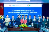 Tập đoàn Điện lực Việt Nam (EVN) và Tập đoàn FPT ký kết thỏa thuận hợp tác chiến lược.