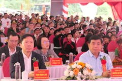 Phó Thủ tướng Chính phủ Nguyễn Chí Dũng dự Lễ khởi công xây dựng Trường phổ thông nội trú liên cấp tiểu học và trung học cơ sở Minh Tân.