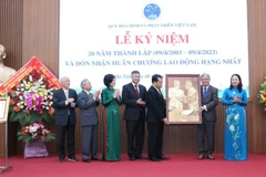 Quỹ Hòa bình và Phát triển Việt Nam vinh dự đón nhận phần thưởng cao quý của Đảng, Nhà nước.