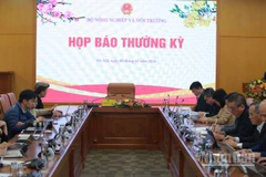 Họp báo thường kỳ Bộ Nông nghiệp và Môi trường chiều 6/1.