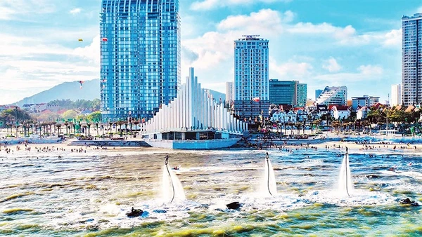 Trình diễn flyboard tại chương trình Khai hội Văn hóa-Du lịch Thành phố Hồ Chí Minh diễn ra cuối tháng 2/2026.