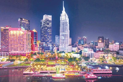 Thành phố Hồ Chí Minh ngày càng phát triển văn minh, hiện đại. (Ảnh: THẾ ANH)