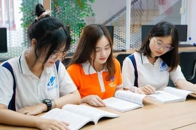 Sinh viên Trường đại học Mở Thành phố Hồ Chí Minh đang học tập.