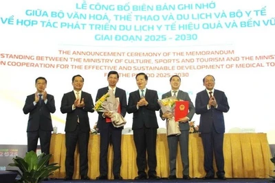 Lễ công bố biên bản ghi nhớ giữa Bộ Văn hóa, Thể thao và Du lịch và Bộ Y tế về hợp tác phát triển du lịch y tế hiệu quả và bền vững giai đoạn 2025-2030.