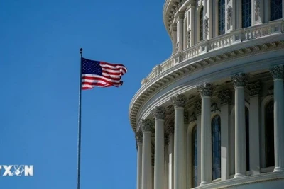 Tòa nhà Quốc hội Mỹ tại Washington, D.C. (Ảnh: THX/TTXVN)