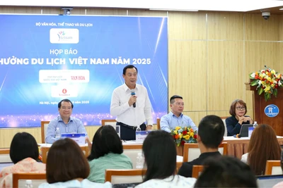 Cục trưởng Du lịch Quốc gia Việt Nam Nguyễn Trùng Khánh chia sẻ tại sự kiện.