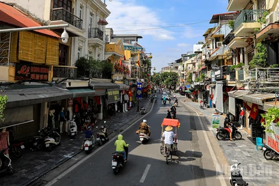 Một góc của phố cổ Hà Nội. (Ảnh: THÀNH ĐẠT)