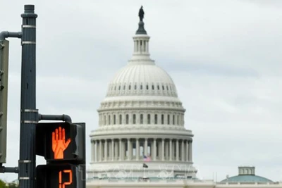 Tòa nhà Quốc hội Mỹ tại Washington, D.C. (Ảnh: THX/TTXVN)