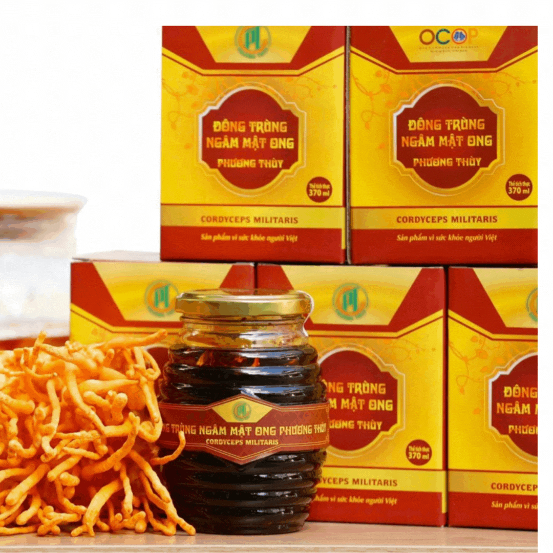 Đông trùng hạ thảo ngâm mật ong Phương Thùy