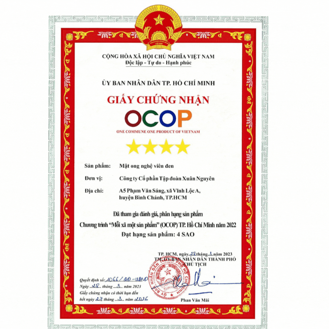 Mật ong nghệ viên đen Xuân Nguyên