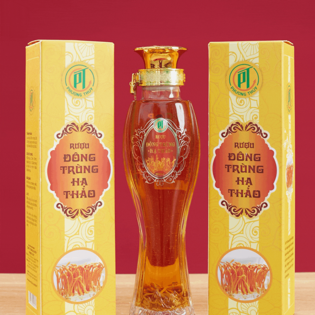 Rượu đông trùng hạ thảo Phương Thùy