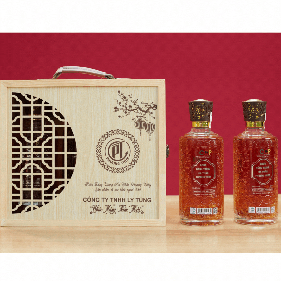 Rượu đông trùng hạ thảo Phương Thùy