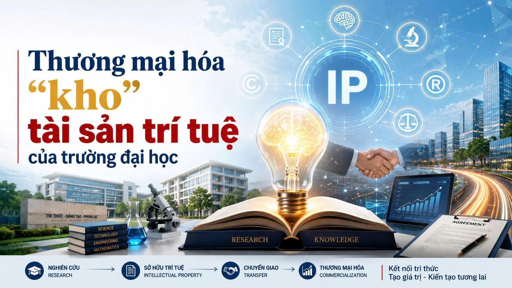 Mô hình Lab to Market: Đưa sáng chế Việt từ phòng thí nghiệm ra thị trường