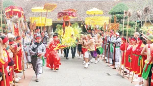 Lễ hội Cầu mưa xã Lạc Hồng, huyện Văn Lâm, tỉnh Hưng Yên.