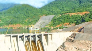 Thủy điện Hủa Na (thượng nguồn sông Chu, xã Đồng Văn, huyện Quế Phong, Nghệ An) ẢNH: Công ty CP Thủy điện Hủa Na