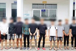 Các đối tượng liên quan tại cơ quan Công an.