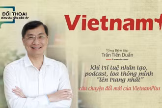 Khi trí tuệ nhân tạo, podcast, loa thông minh “lên trang nhất” - câu chuyện đổi mới của VietnamPlus
