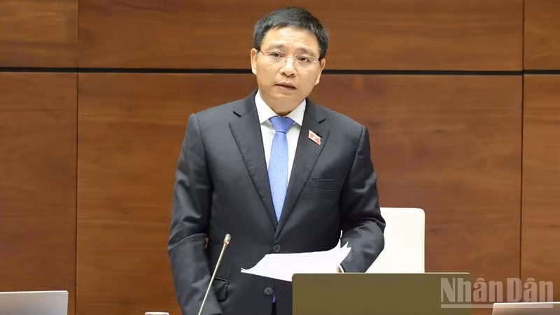 Bộ trưởng Tài chính Nguyễn Văn Thắng. (Ảnh: DUY LINH)