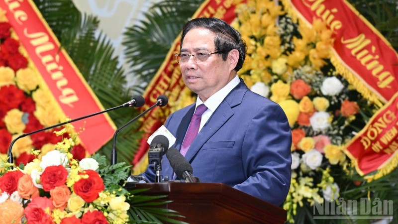 Thủ tướng Chính phủ Phạm Minh Chính. (Ảnh: TRẦN HẢI)