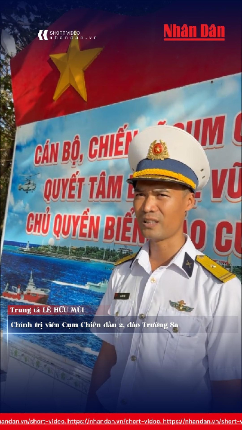 [Video] Lời chúc Tết từ Trường Sa