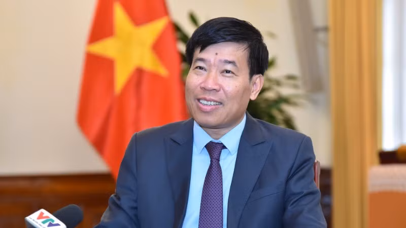 Ủy viên Trung ương Đảng, Phó Bí thư Thường trực Đảng ủy, Thứ trưởng Ngoại giao Nguyễn Mạnh Cường. (Ảnh: Bộ Ngoại giao)