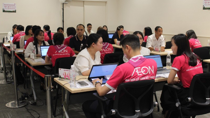AEON Việt Nam dự kiến tuyển dụng gần 1.300 nhân sự mới để đáp ứng nhu cầu mở rộng quy mô trong năm 2025. (Ảnh: AEON Việt Nam)