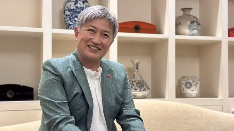 Bộ trưởng Ngoại giao Australia Penny Wong. (Ảnh: VĂN TOẢN)