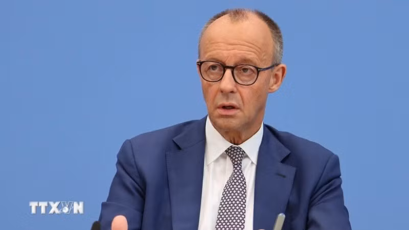 Thủ tướng Đức Friedrich Merz. (Ảnh: THX/TTXVN)