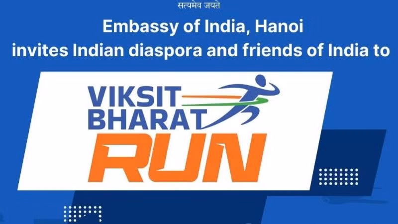 Giải chạy Viksit Bharat sẽ lần đầu tiên được tổ chức tại Hà Nội. (Ảnh: Ban tổ chức)