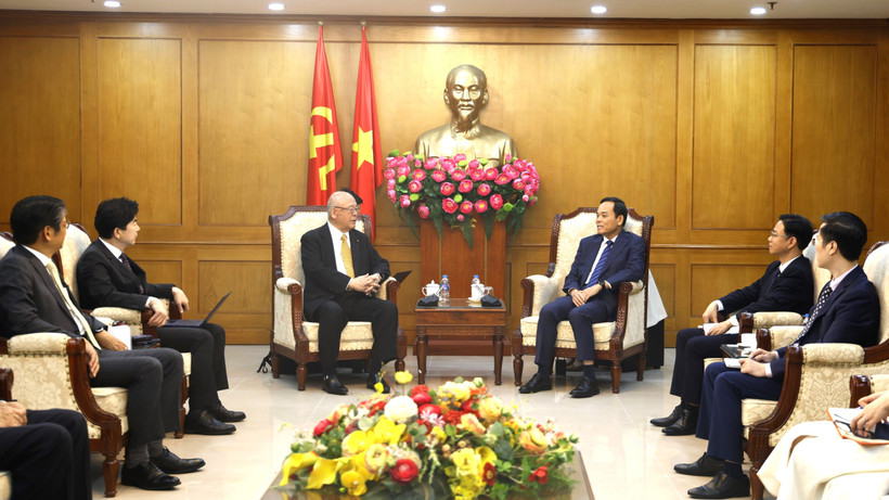 Quang cảnh buổi tiếp. (Ảnh: Bộ Ngoại giao)