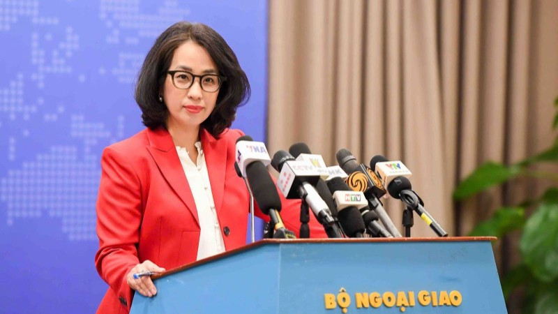 Người phát ngôn Bộ Ngoại giao Việt Nam Phạm Thu Hằng. (Ảnh: Bộ Ngoại giao)