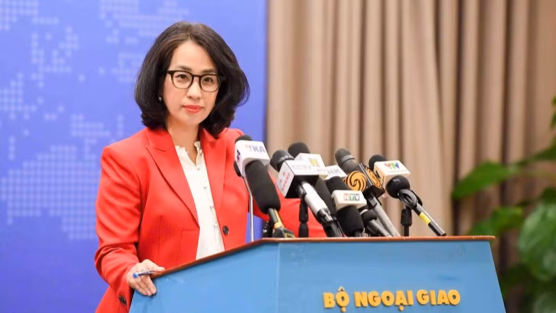 Người phát ngôn Bộ Ngoại giao Việt Nam Phạm Thu Hằng. (Ảnh: Bộ Ngoại giao)